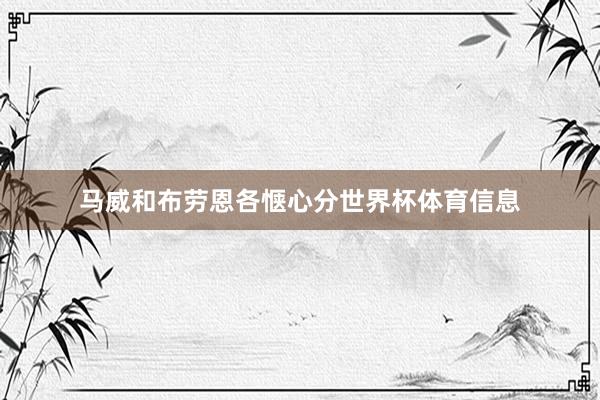 马威和布劳恩各惬心分世界杯体育信息