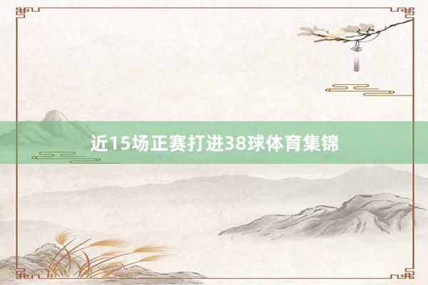 近15场正赛打进38球体育集锦