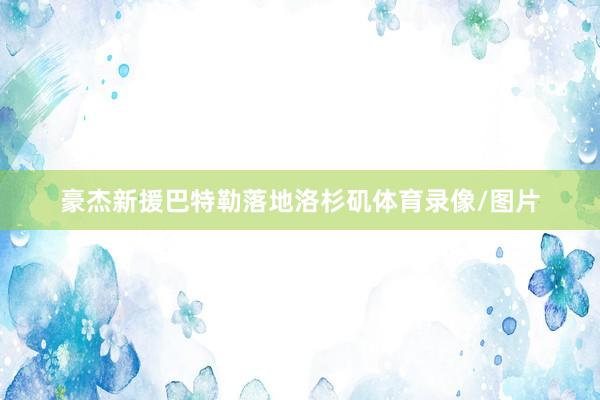 豪杰新援巴特勒落地洛杉矶体育录像/图片