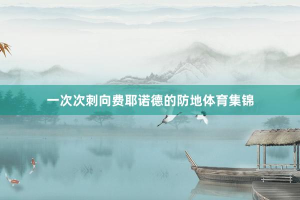 一次次刺向费耶诺德的防地体育集锦