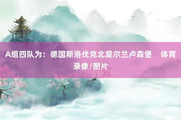 A组四队为：德国斯洛伐克北爱尔兰卢森堡    体育录像/图片