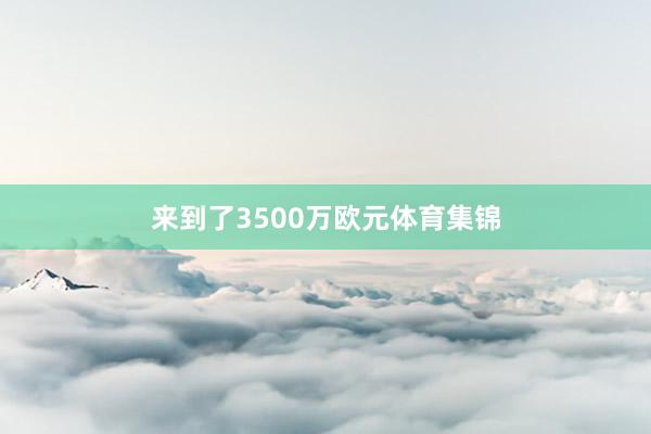 来到了3500万欧元体育集锦
