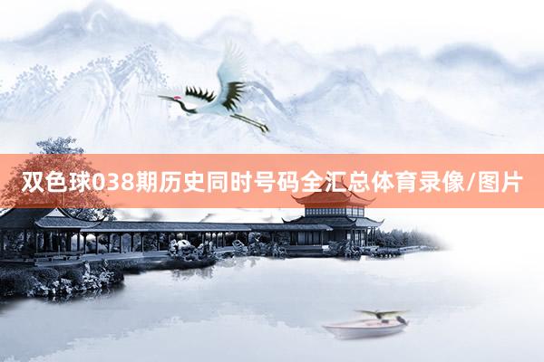 双色球038期历史同时号码全汇总体育录像/图片