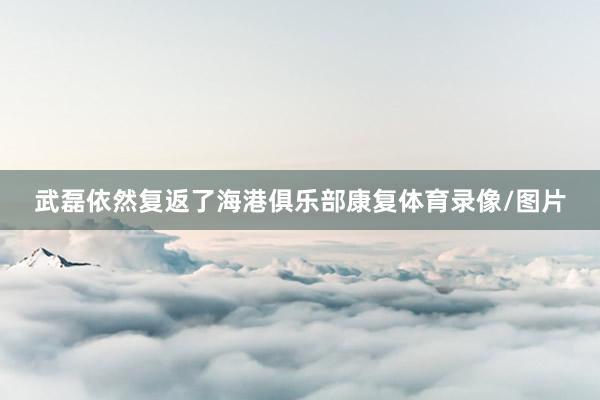 武磊依然复返了海港俱乐部康复体育录像/图片