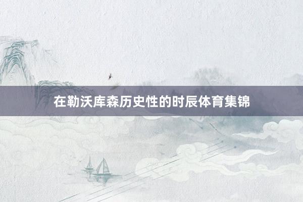 在勒沃库森历史性的时辰体育集锦
