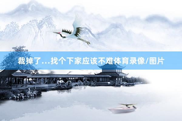裁掉了…找个下家应该不难体育录像/图片