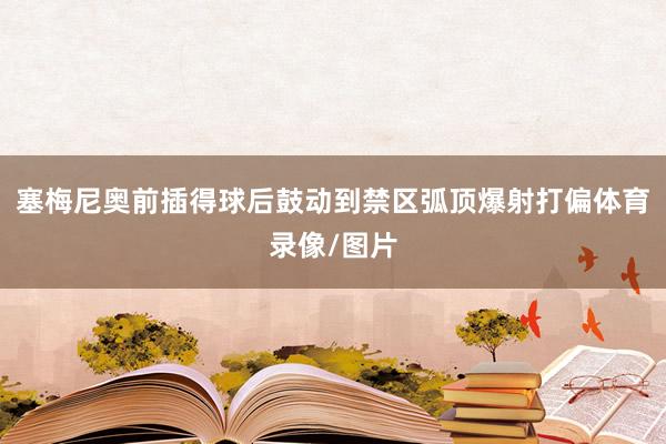 塞梅尼奥前插得球后鼓动到禁区弧顶爆射打偏体育录像/图片
